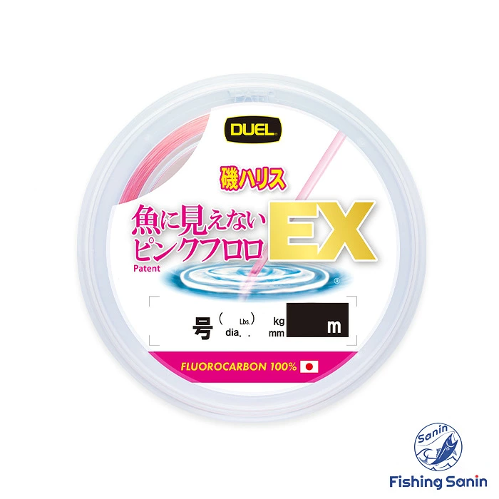 デュエル 魚に見えないピンクフロロ EX 磯ハリス 50m